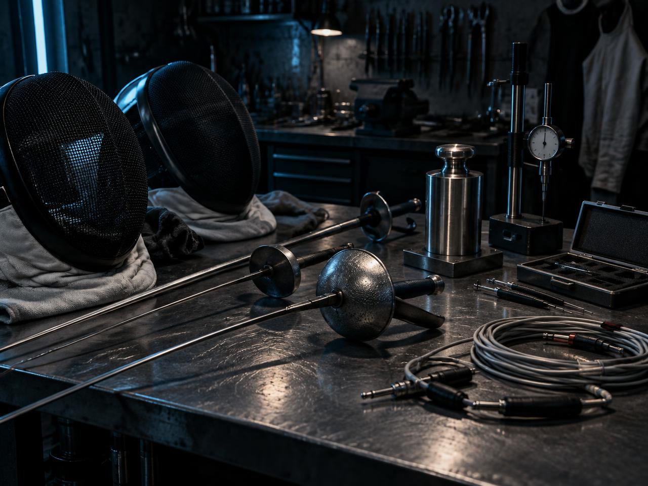 Armoury bench during equipment control